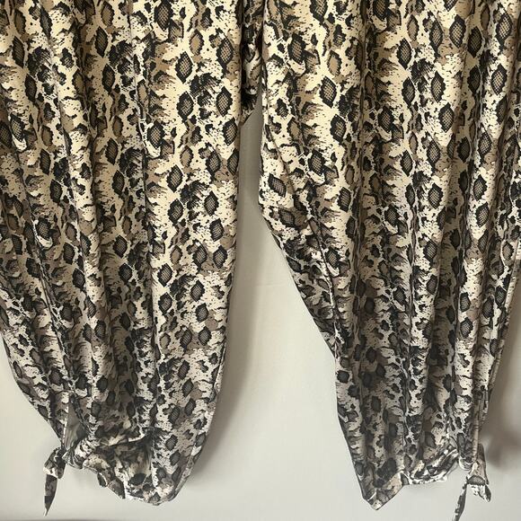 Kate & Mallory Brown / Black Patterned Pants Size 3X - Picture 12 of 14